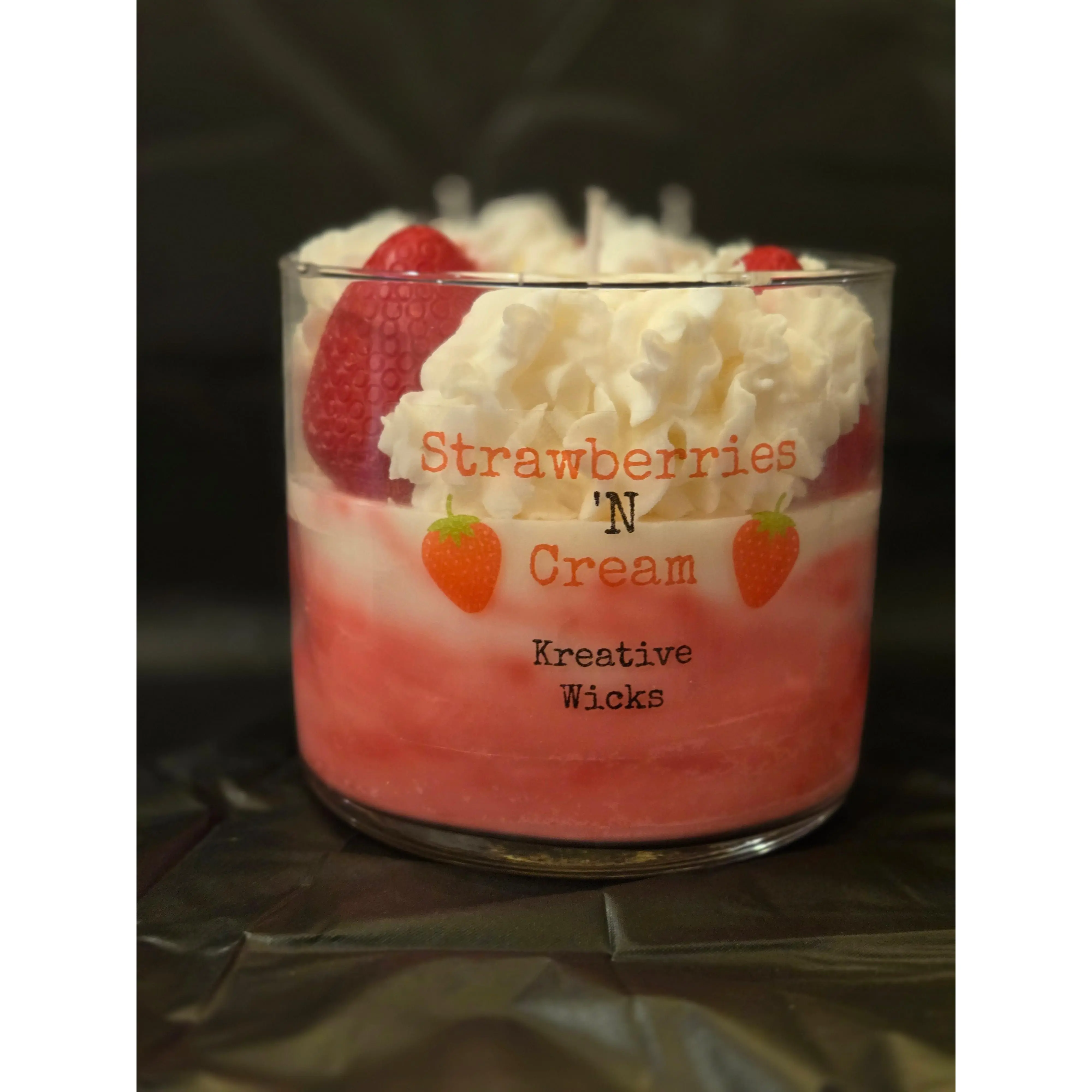 Strawberries 'N Cream - Soy Wax Candle