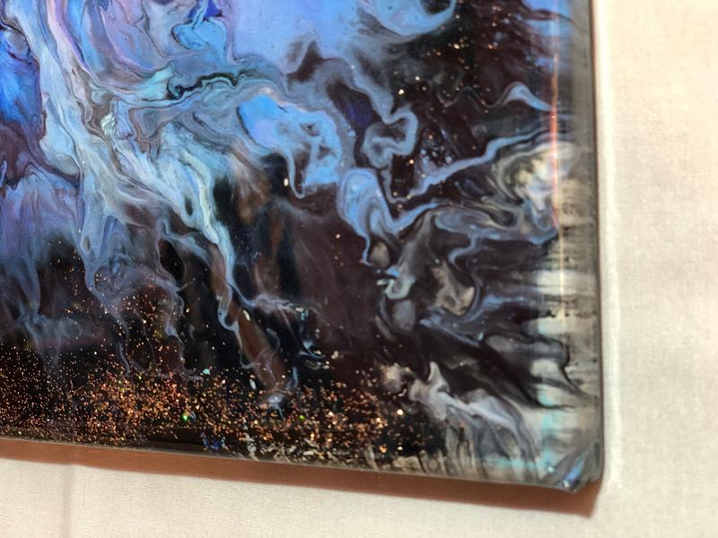 Abstract Acrylic Painting | Rare Find | 11x14 Fluid Art Gift Idea