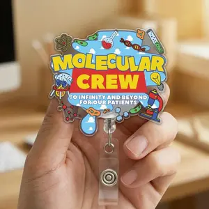 Lab Story 2026 Lab Week Badge Reel, Lab Professional Retractable ID Holder Gift 7QH