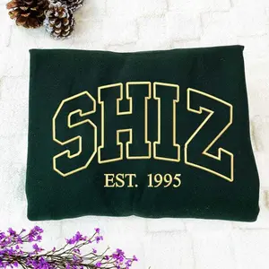 Embroidered Shiz University College T-shirt & Sweatshirt & Hoodies