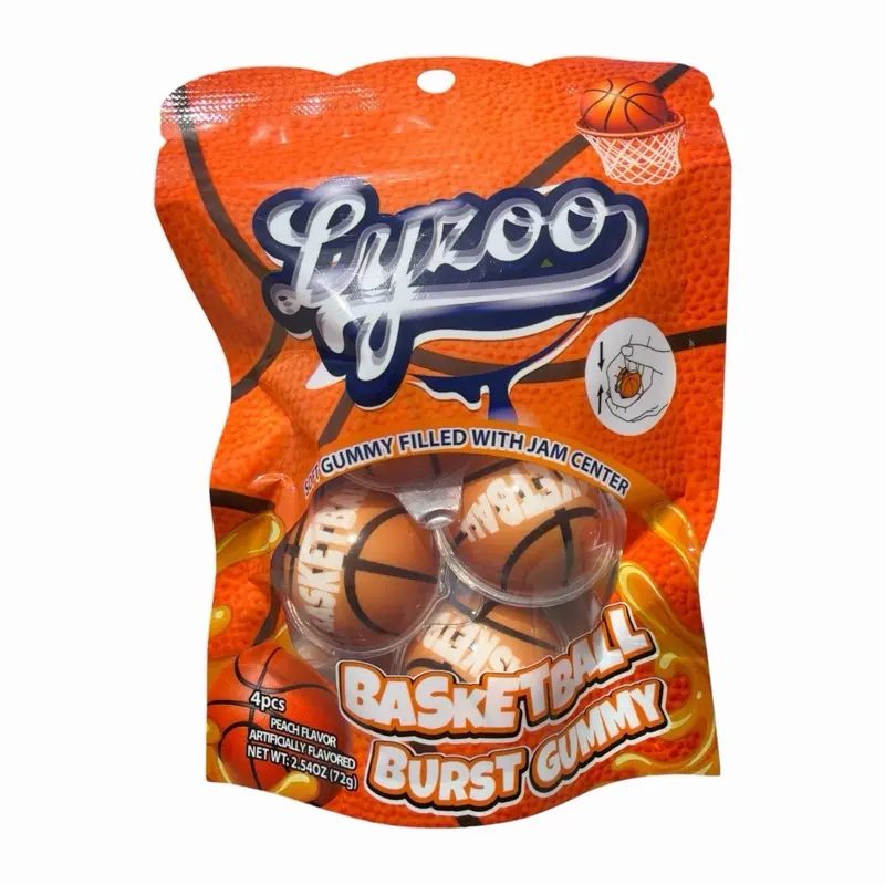 Lyzoo Peach Basketball Burst Gummy
