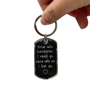 Drive Safe Keychain for Boyfriend, Drive Safe Handsome I Need You Here With Me, Keyring Birthday Gifts for Him, Husband Gifts 2025