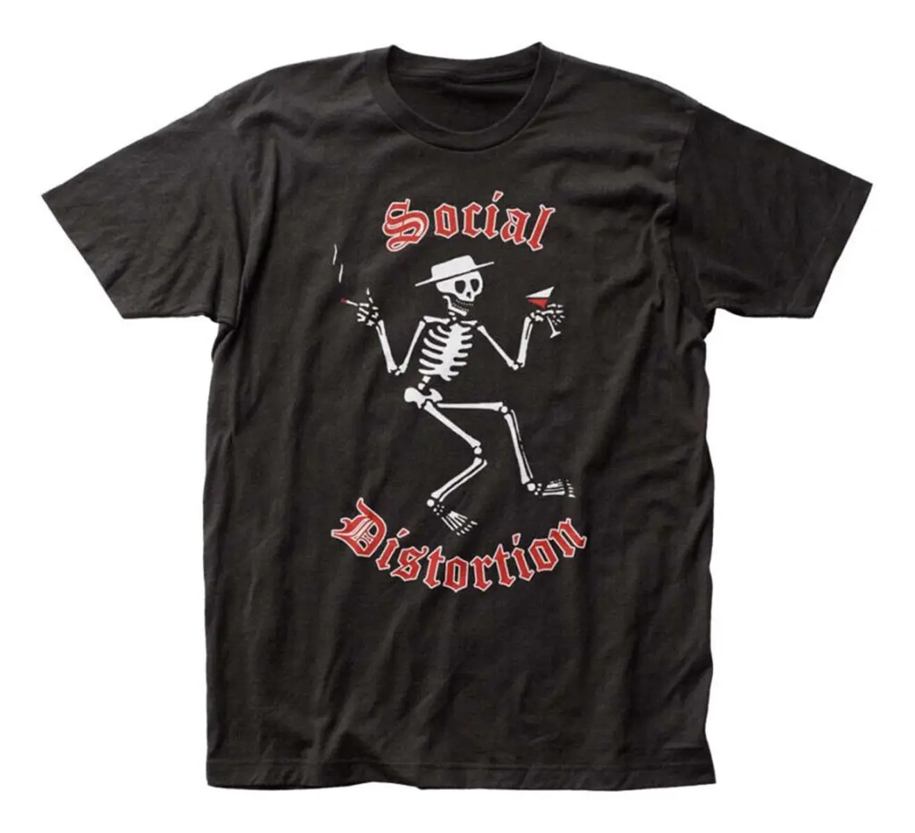Social Distortion Skelly Logo T-Shirt Unisex Cotton T-Shirt Menswear Top Tee