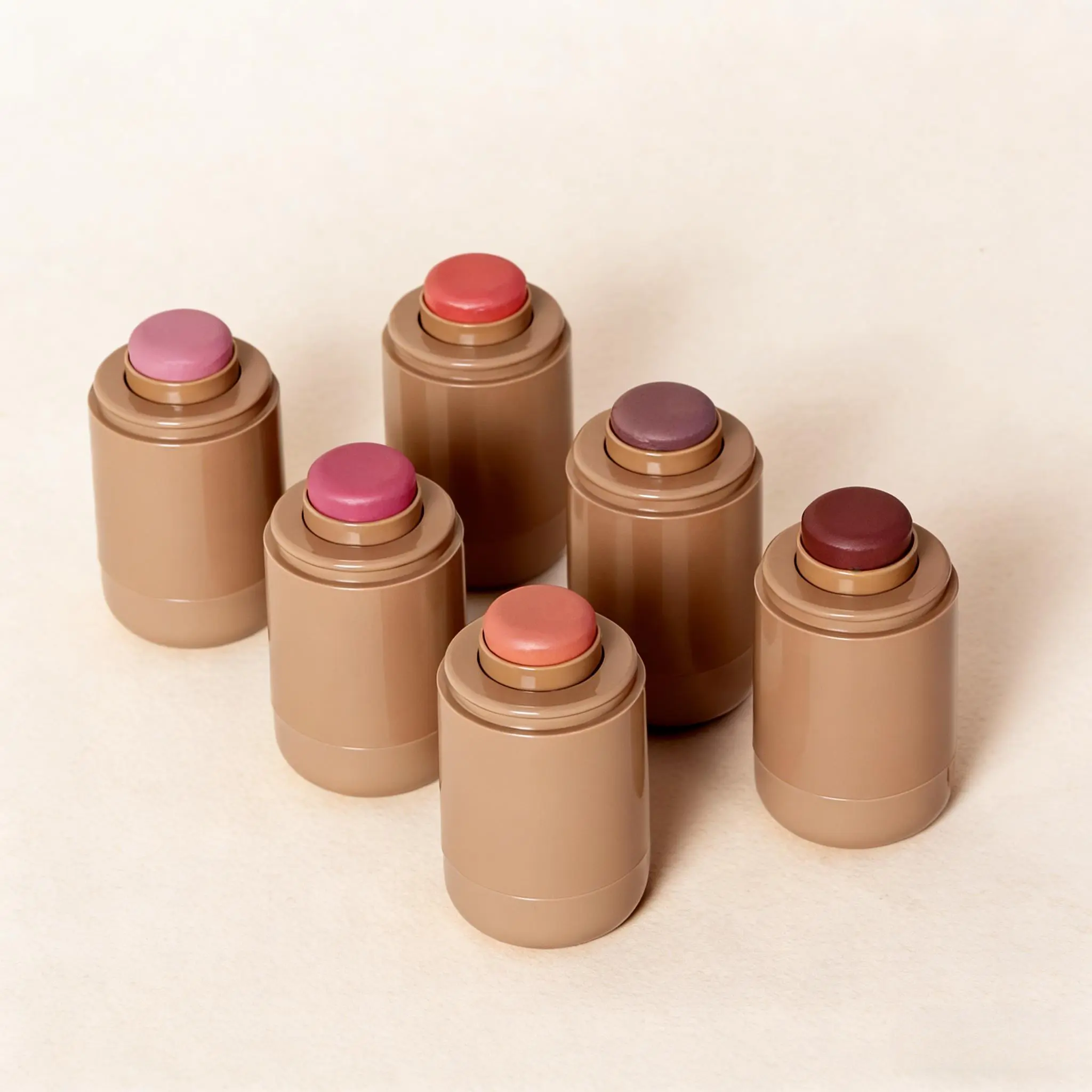 Cream Blush Stick - Cosmetics Products, Makeup Beauty Cosmetics, #3 Bronze Glow Cheek Multistick with Natural-Looking Matte Finish, Hydrating, Long-Lasting, Lightweight, Blendable, Apply Easily, Glossy, Multiple Shades