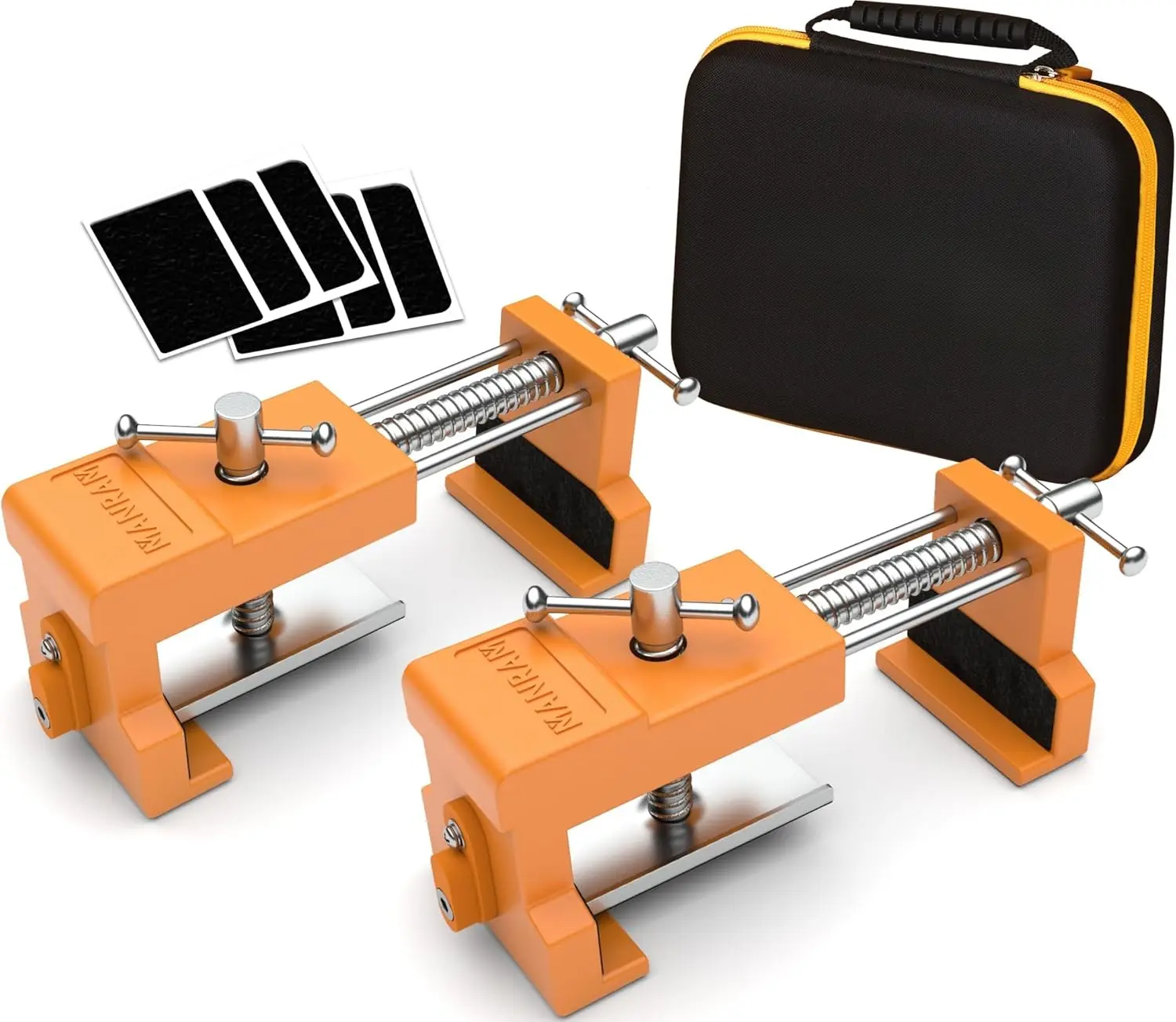 Cabinet Clamps 2 Pack,  Christmas Gift - Protective Case Included - Claw Clamps for Cabinets, Cabinet  Frame Clamps