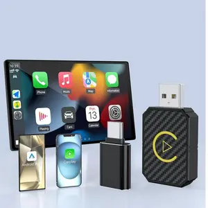 2026 upgraded version Android and wireless CarPlay USB CarPlay wireless dongle, Carplay Streaming Adapter, suitable for iOS/Android, lag-free wireless CarPlay and Android Auto adapter - provides stable and fast connection for iPhone/Android