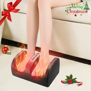 Ultimate Relaxation Foot And Leg Massager With Heat And Kneading Functions Multifunctional Full Body Relief Black