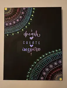 Mandala Dotted Art Painting Dream Create Inspire