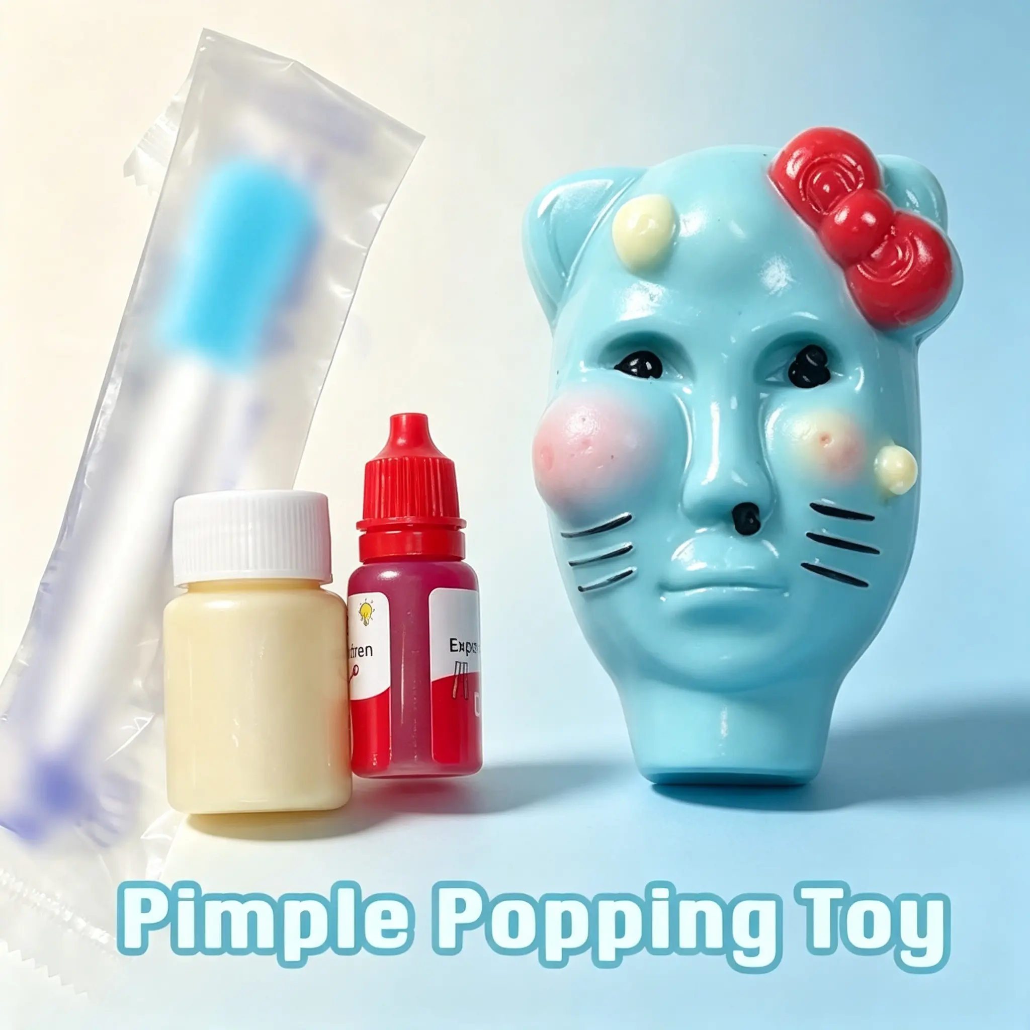 Disgusting Wacky Nose Pimple Popping Water Spray Game Toy - Easy to Use Fun & Stress Relief Novelty Gag Toy for 12 Years Above, Family Party Halloween Gift