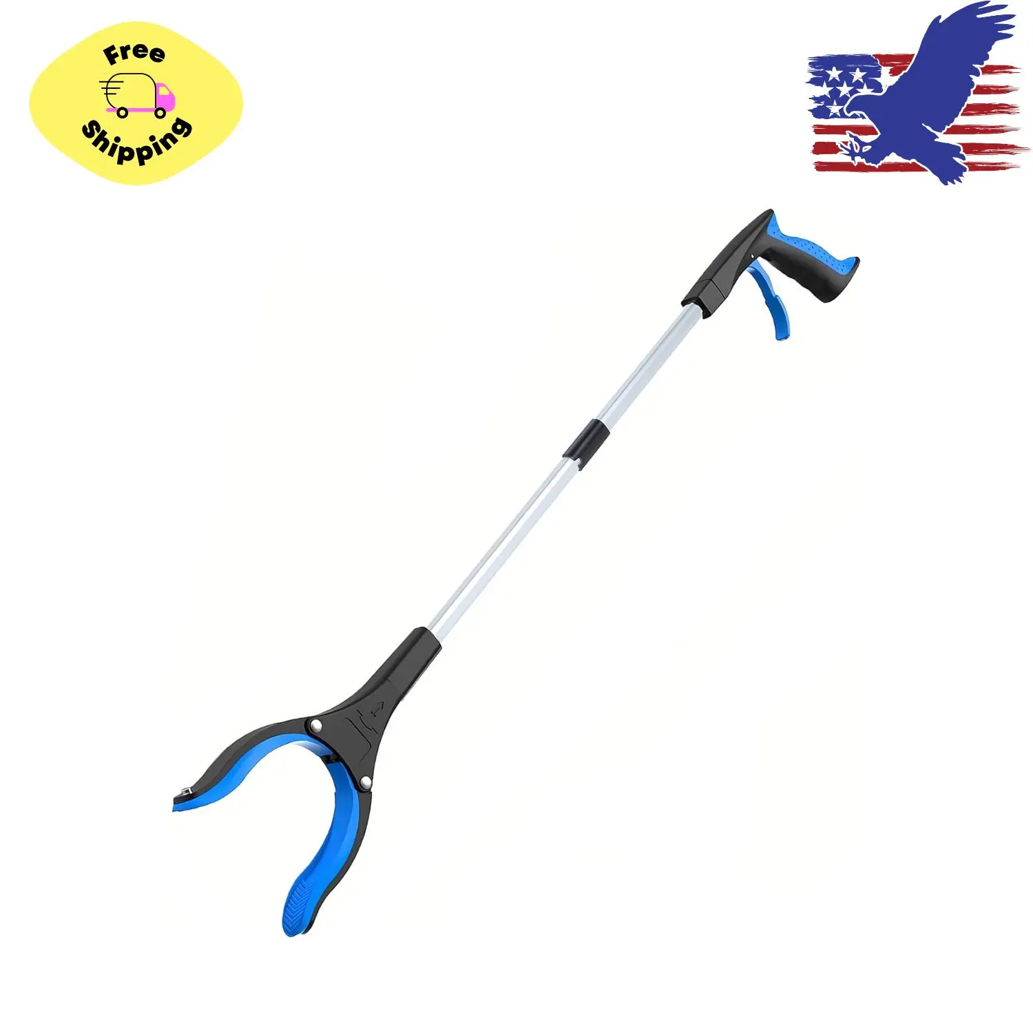 Grabber Reacher Tool - Foldable Gripper and Reaching Tool