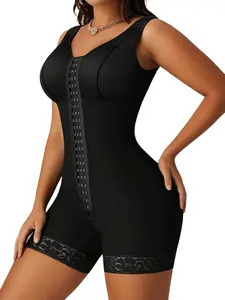 Women's Compression Triple Row Adjustable Hook Closure Full Body Shaper, Compression Girdle, Fajas, Colombian Shapewear, Breathable Bodysuit, Butt Lifter Enhancer Tummy Control Jumpsuit, Suitable for Various Occasions