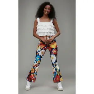 RETRO FLORAL BELL BOTTOMS