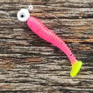 Turbo Pink/ Pepper Ripshad Crappie Bait