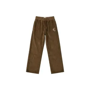 Copped Corduroy Sweats Brown