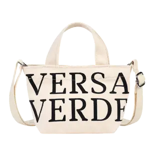 Signature Mini Canvas Crossbody Tote