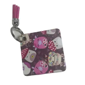 Squishmallow Inspired Squishmallow Sublimation Keychain Double Sided with same design