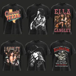 Collection Ella Langley Country 1-800-777-FELLA - Men's Graphic Trendy Tee ,Langley Tshirt , Country Rock new Album 2026 Shirt & Hoodie , Country Music Gift for Fans Men Women hoodie