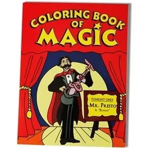 Magic Makers Magic Coloring Book Trick - 8.5 x 11 Inches, Magically Changes Colors, Illustrated Guide Included, Full Size for Ages 6+
