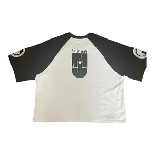 Gachiakuta August Anime Casual T Shirts Raglan Short Sleeve Crewneck Baseball Tees Color Block Workout Fashion Shirt