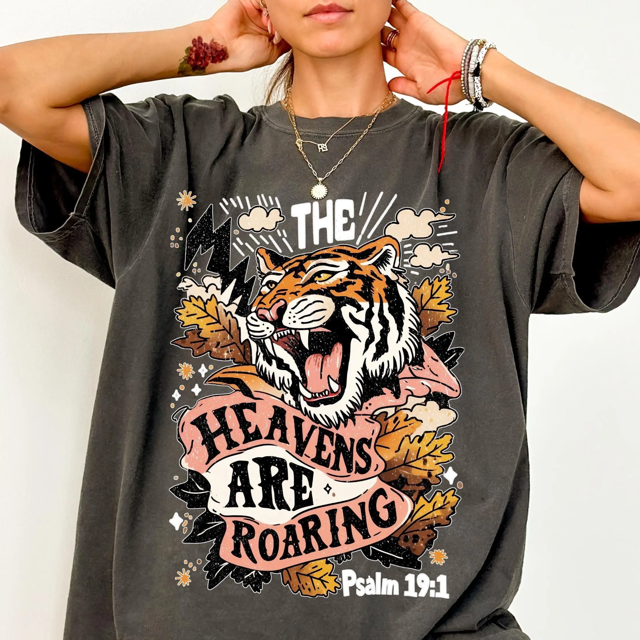 The Heavens are Roaring Shirt, Fall Faith Shirt, Bible Verse Shirt, Fall God Shirt, Fall Shirt, Christian Shirt, Psalm 19:1