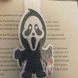 Scream magnetic bookmark