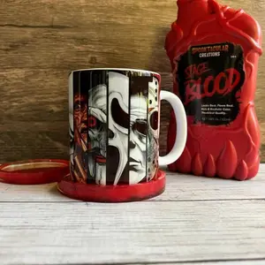 Friends Horror 11oz & 15oz Mug Sublimation design - Cricut Mug Press template | sublimate mug