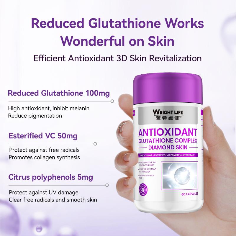 Wright Life Glutathione Capsules (60 capsules) Supplement