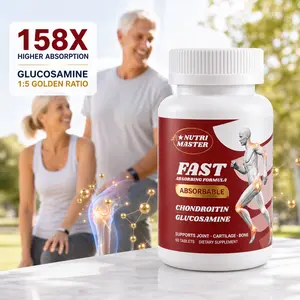 NATURASTAR INC Move Freely Again Joint Support Formula - Fast-Absorbing Chondroitin, Glucosamine Healthcare Supplement for Daily Knee Mobility