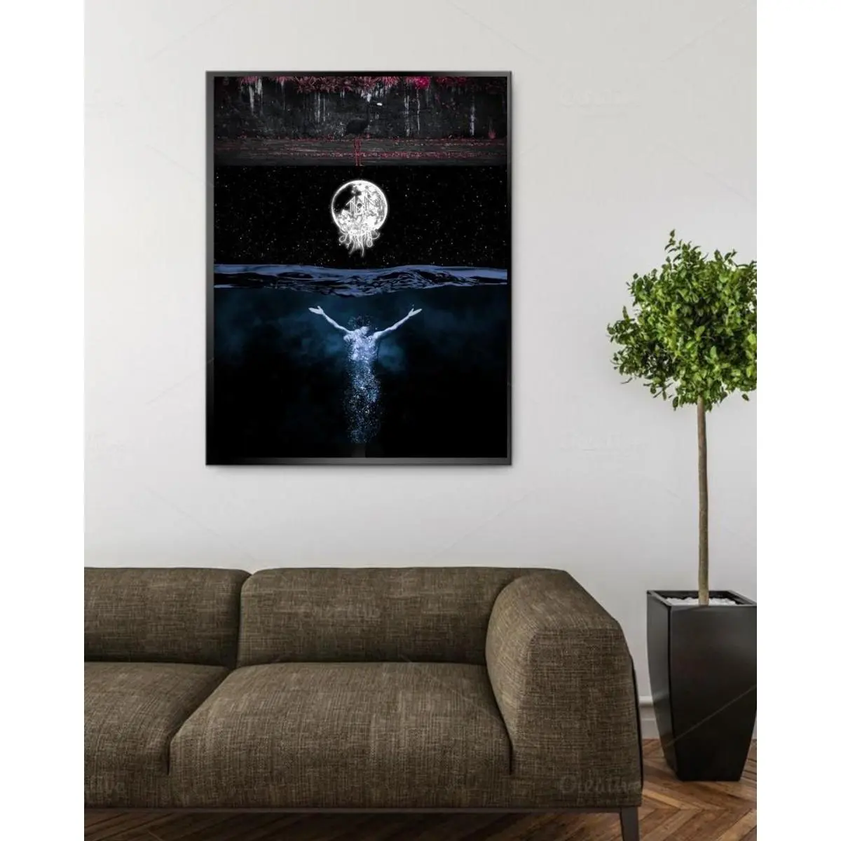 Rare Sleep Token Fan Art Print Poster - Abstract Concept Design - Unique Wall Decor Gift, Sleep Token Fans