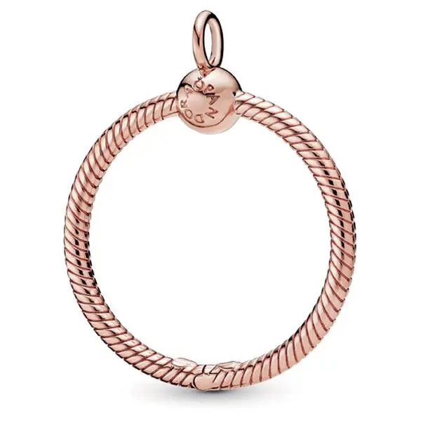 Pandora Moments O Pendant 14ct Rose Gold-Plated Metal Blend Women's Jewelry 388256