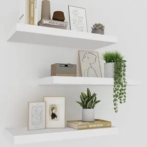 Ikea Floating Shelves,  Frame Display Wall Mounted Floating Shelf for Living Room, Bedroom, Bathroom, Kitchen Metal Installation