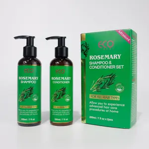 ECO 2-in-1 Rosemary Oils Shampoo & Conditioner Set BIOTIN BOOST Deep Clean, Hydrates, Soothes Scalp, Boosts Volume, nourishes hair