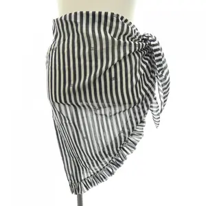 Pre-owned CHANEL Silk Small Leather Goods Pareo Scarf
