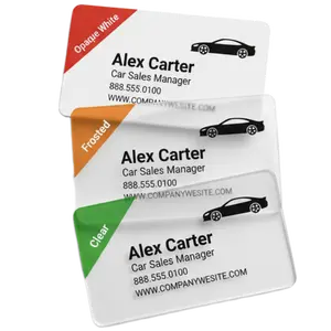 100 Plastic Business Cards