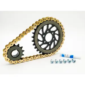 Warp 9 Chain Drive Conversion Kit - Compatible with Warp 9 Chain Drive System - Includes Tools for Conversion and Assembly Motor Parts Accessories Motorcycle Parts Motorbike Sprocket Cover
