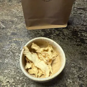 2 oz Dried Hawaiian Ginger Sliced Tea - Authentic Hawaiian Flavor for Cooking and Beverage