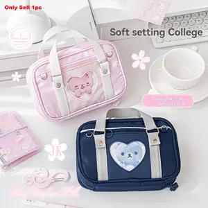 High-Value Large Capacity Student Makeup Bag Journal Pen Case Pencil Bag, Stylish Cosmetic Organizer for School Supplies & Daily Use