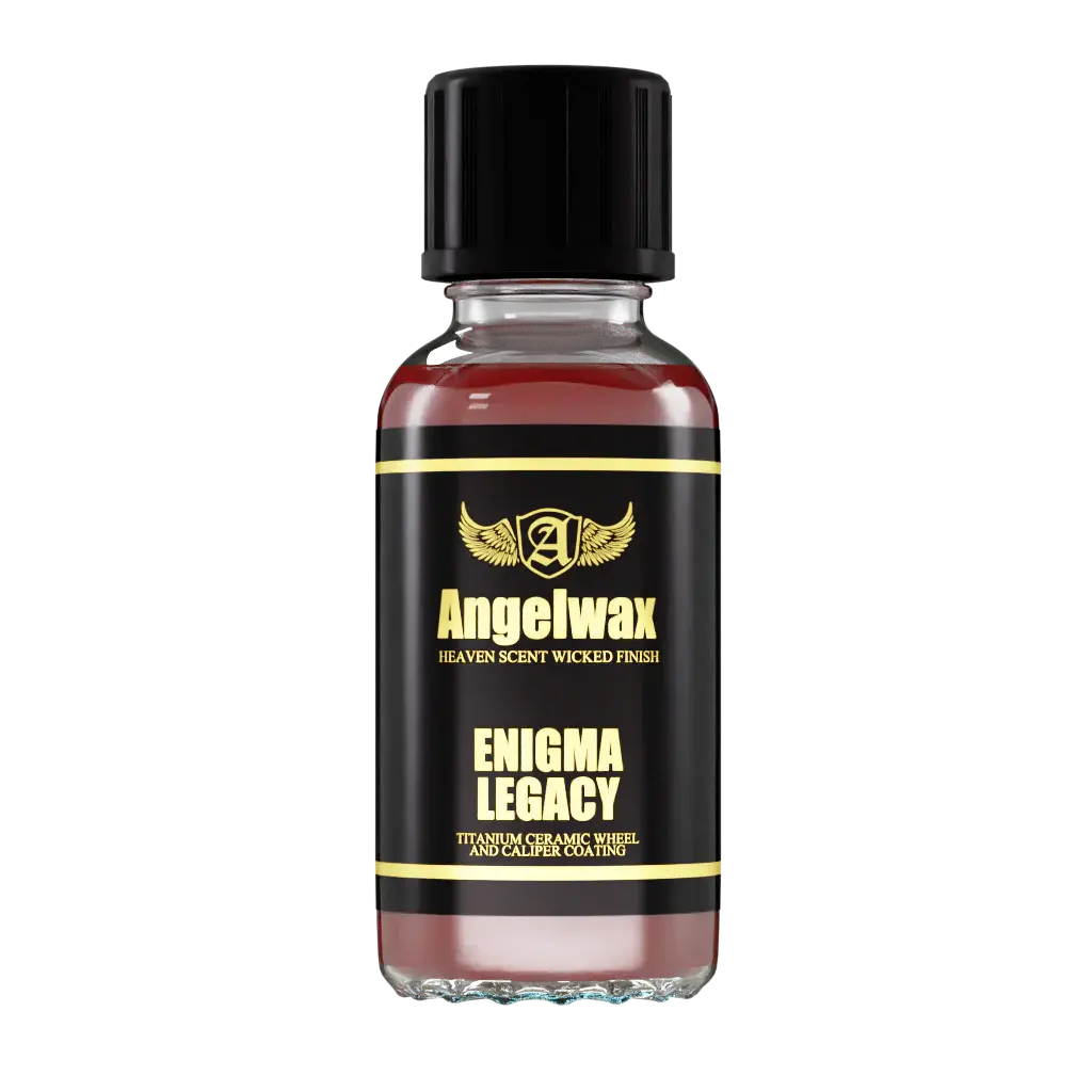 Angelwax Enigma Legacy Titanium Ceramic Wheel & Brake Caliper Coating Spray - 50ml Consumer Grade Car Detailing Products, Easy Apply Automotive Accessory, Effortless Cleaning, Superb Lasting Gloss, Protects from Brake Fallout
