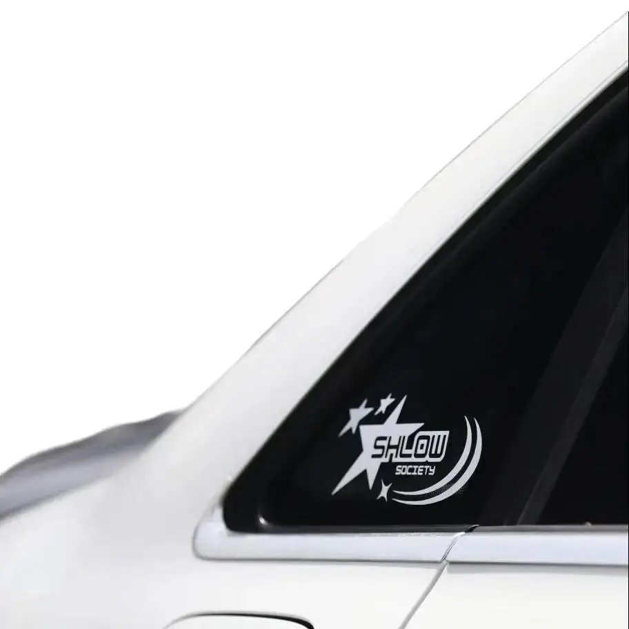 Shlow Society Vinyl Decal 6 x 3 for quarter window