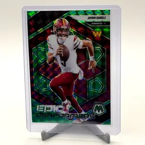 Jayden Daniels Green Mosaic Prizm | Washington Commanders Rookie | Panini Mosaic