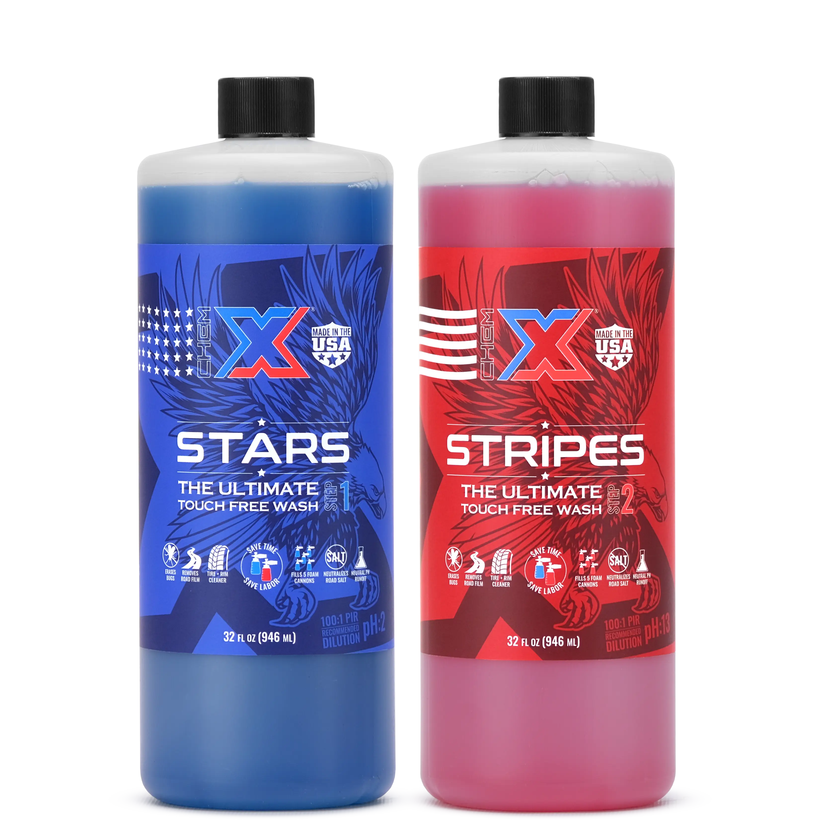 Stars+Stripes: Ultimate Touch Free Two Step Vehicle Wash