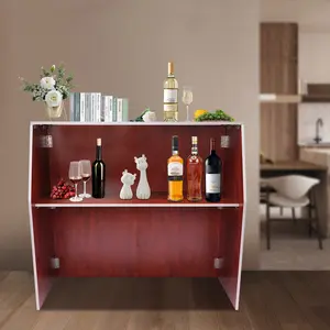 Foldable Portable Event Bar & Cabinet - Your Ideal Solution for Portable Bars