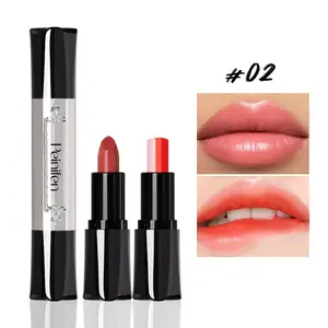 Double-Head Velvet Matte Lipstick + Bite Makeup, Long-Lasting No Smudge, Alluring Dual-Ended Lipstick, Perfect Valentine's Day Gift