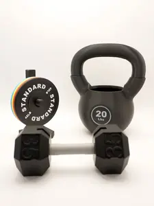 Gym Lover’s Desk Set | Dumbbell Card Holder, Barbell Coaster and Pen Stand | Bold & Functional Decor