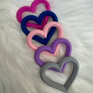 heart silicone rings