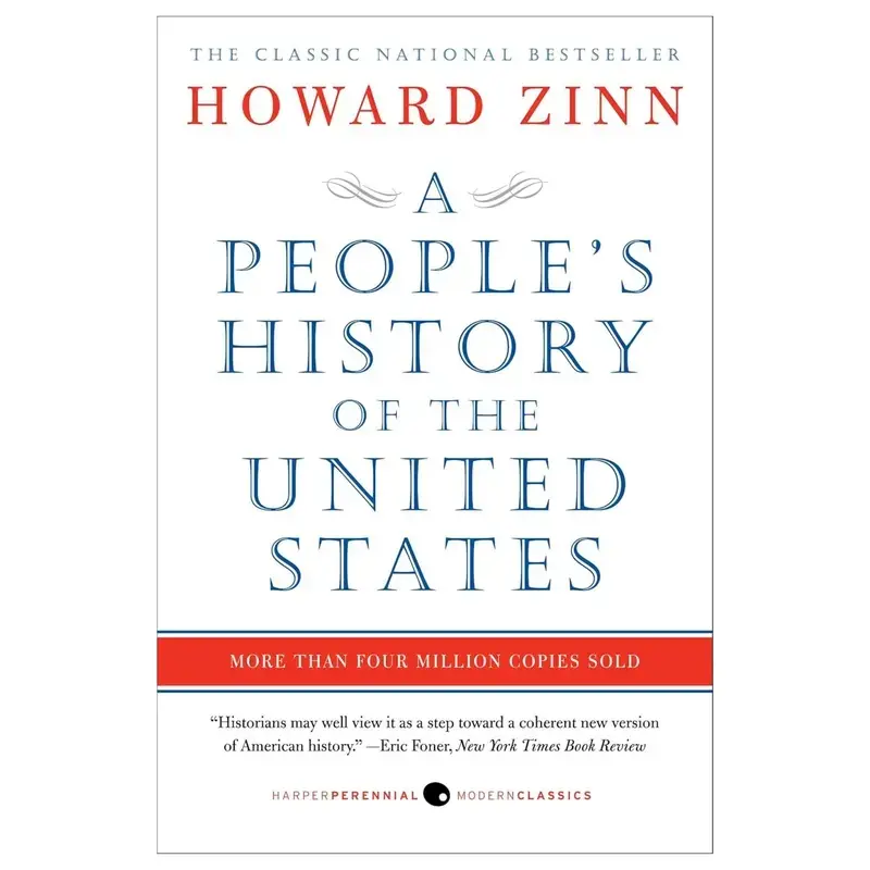 A People's History of the United States, English History Book by Howard Zinn - Paperback, History Books