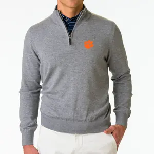 Clemson | Baruffa Merino Quarter Zip Windsweater | Collegiate
