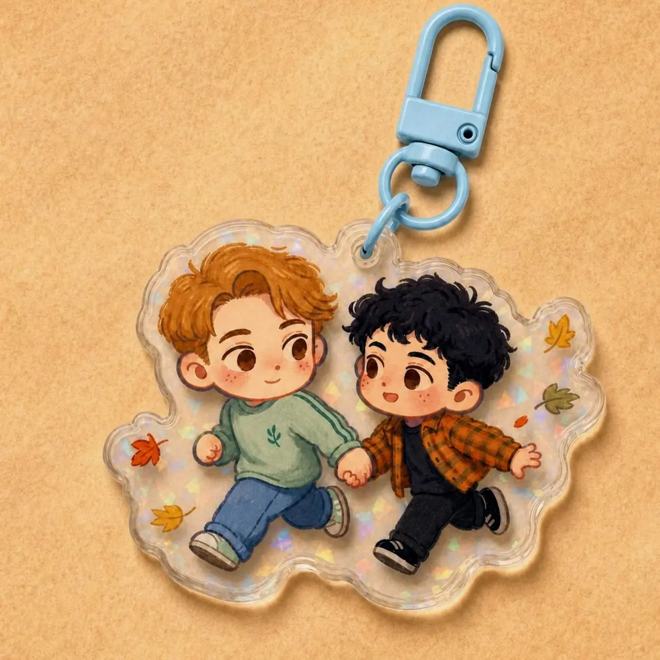 Heartstopper Forever Acrylic Keychain Charms,  Nick & Charlie Fans Gift