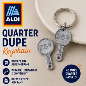 Aldi Quarter Dupe (for Key Ring)