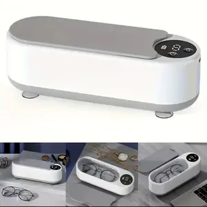 Multifunctional Durable Eyeglass Cleaner Machine, Home Use Small Portable Eye Cleaning Box, Digital Jewelry Washing Machine, USB High Frequency Powerful Cleaning